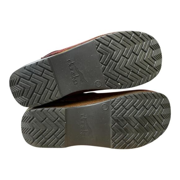 Dansko Maroon Leather Professional Clog Women size 39 US 9 - Picture 5 of 5